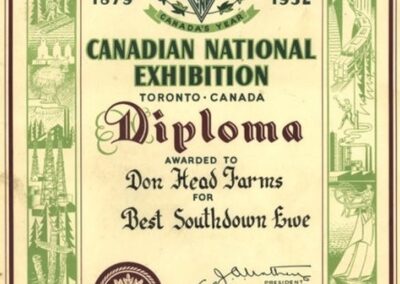 Don Head Farms CNE Diploma